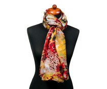 Fantasie sjaal Crazy Paint geel Fantasie sjaal Crazy Paint geel