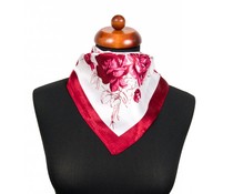 Sjaaltje met bloemprint rood Sjaaltje met bloemprint rood