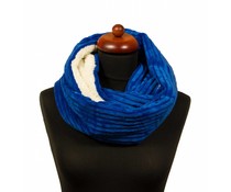 Warme col sjaal blauw Warme col sjaal blauw