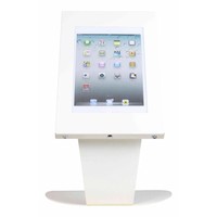 Tafelstandaard voor Apple Pro 12,9; Kiosk wit voor 12 tot 13 inch tablets