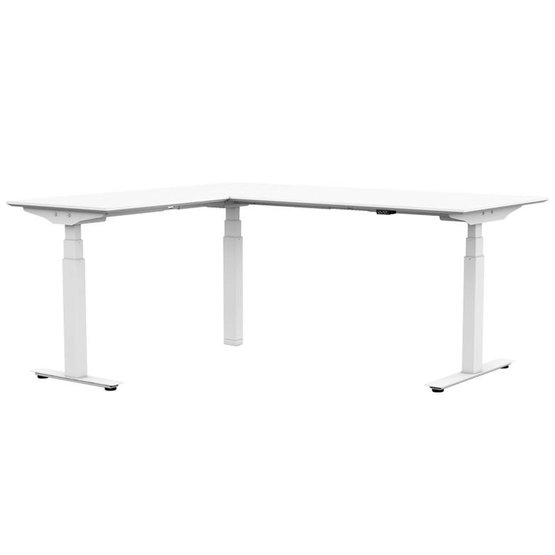 ROL Ergo Professional zit/sta bureau 65-130 cm met hoekblad 180x120/80 cm incl. gratis montage