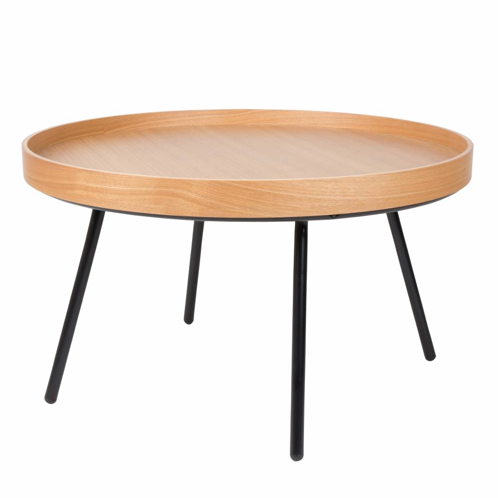 Zuiver oak sofabord bakke, træ Ã78x45cm lefliving.com Sofabord træ