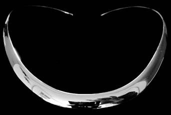 zilveren halsband
