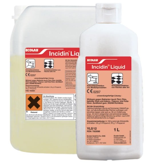 Ecolab Incidin Liquid Ltr Disposables