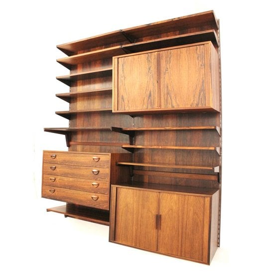 Feldballes møbelfabrik møbler rosewood wall system designed by kai ...