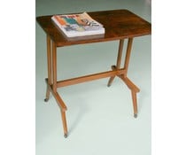 Stijlvolle vintage notenhouten trolley Stijlvolle vintage notenhouten trolley