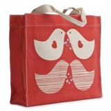 Appleandbee Canvas tas rode duif