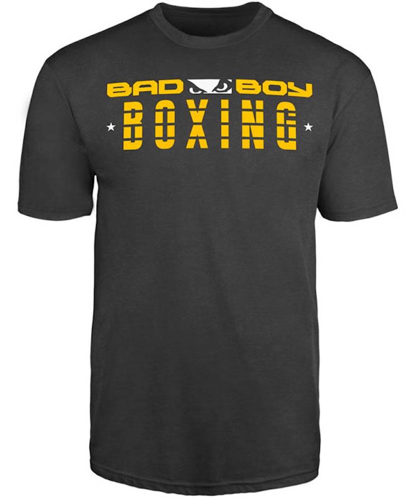Bad Boy BOXING DISCIPLINE T Shirt Charcoal BOXING Clothing FIGHTWEAR