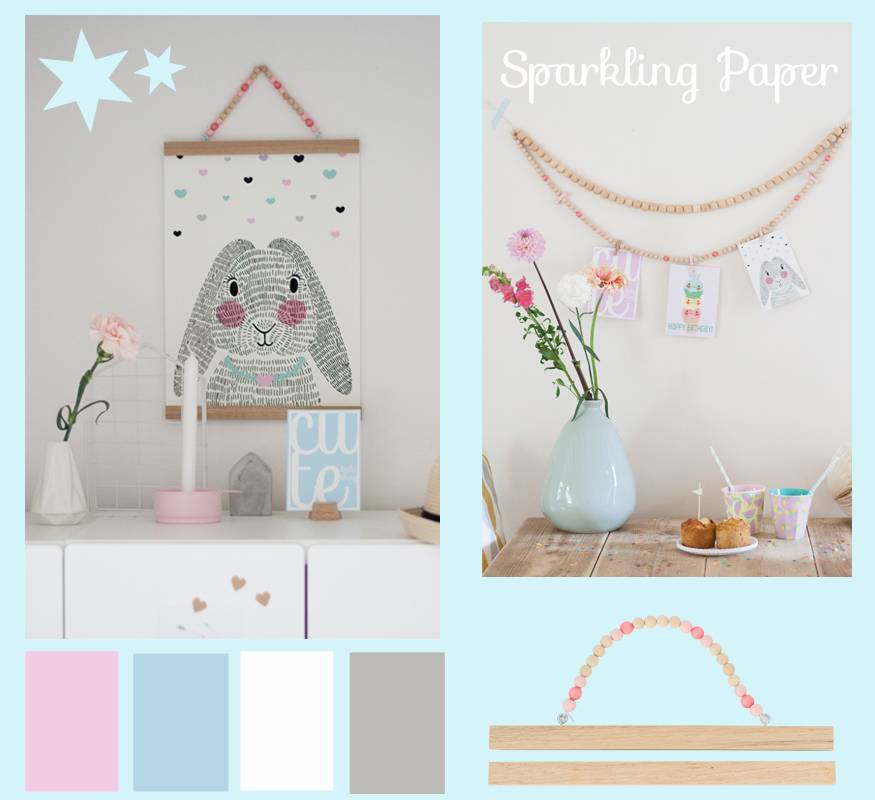Posterdisplays van Sparkling Paper