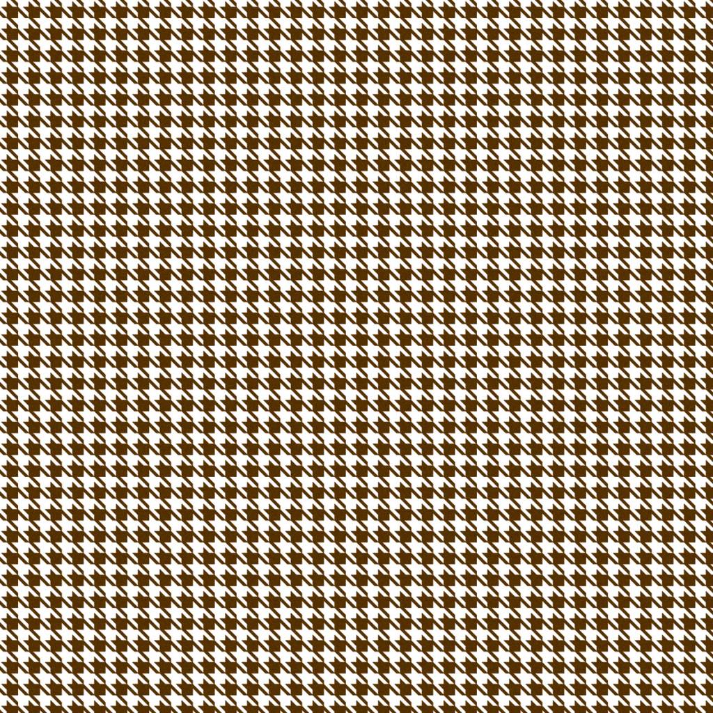 Scrapbooking paper Brown Houndstooth Hobby, Crafts and Paperdesign