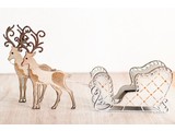 TONIC Punching and embossing template: 1 + 1 sled reindeer