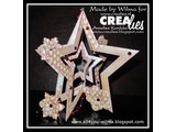 Crealies und CraftEmotions Punching and embossing template: Template Multi Star