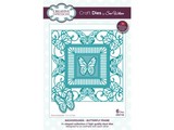 Creative Expressions Punching and embossing template: butterfly decorative frame