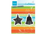 Marianne Design Punching and embossing template: Tiny's ornaments star and bell