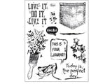 Viva Dekor und My paperworld Transparent Stempel: Grunge