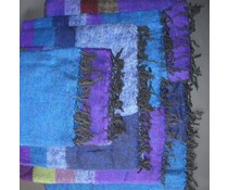 Meditatiedeken Yakwol Blauw Meditatiedeken Yakwol Blauw