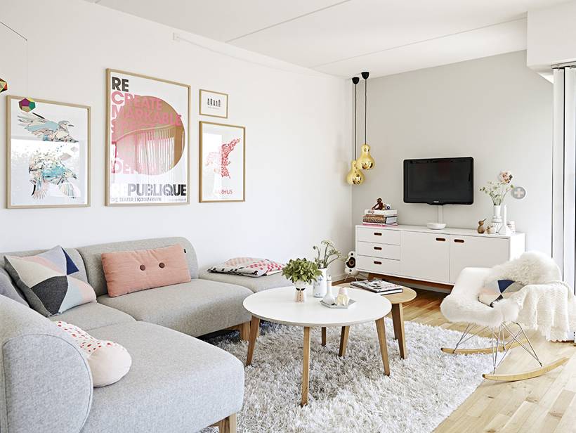 Een creatieve, Deense woning