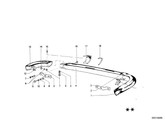 BMW 1502-2002tii sedan ECE 1602 M: 51_3326 Rear bumper