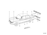 BMW 1502-2002tii 1600 ECE 3332 Sedan trims