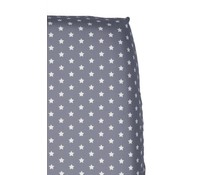 Hoeslakentje wieg grijs met witte sterretjes Hoeslakentje wieg grijs met witte sterretjes