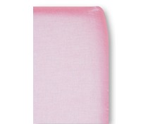 Hoeslaken ledikant Chambray roze Hoeslaken ledikant Chambray roze