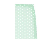 Hoeslakentje wieg mint met witte sterretjes Hoeslakentje wieg mint met witte sterretjes
