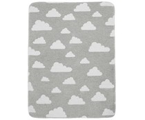 Deken little clouds grijs (ledikant) Deken little clouds grijs (ledikant)