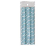 Rietjes lichtblauw witte hartjes Rietjes lichtblauw witte hartjes