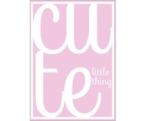 poster Little Cute pink poster Little Cute pink