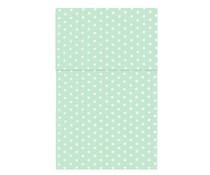 Ledikantlaken mint met witte sterretjes Ledikantlaken mint met witte sterretjes