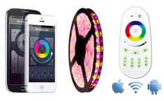 AppLamp Wifi Kit RGBW Color + Warm White LED strip (300 LED's)