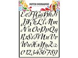 Dutch Doobadoo Dutch Stencil Art A4 Alphabet 3