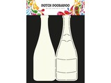 Dutch Doobadoo Dutch Card Art A4 Champagne bottle