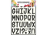 Dutch Doobadoo Dutch Stencil Art A4 Alphabet 5