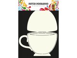 Dutch Doobadoo Dutch Fold Card Art A4 Teacup