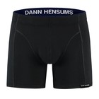 Zwarte boxershort | Classique met donkerblauwe band