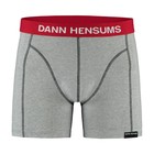 Zilvergrijze boxershort | Original met rode band