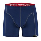 Maritiem blauwe boxershort | Classique rode band