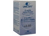 Unicare maandlenzen 4st. +2.50 Unicare maandlenzen 4st. +2.50