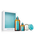 MOROCCANOIL® Home & Away Set 2-teilig LIGHT 100 ml + 25 ml + Duftkerze