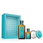MOROCCANOIL® Home & Away Set 2-teilig NORMAL 100 ml + 25 ml + Duftkerze