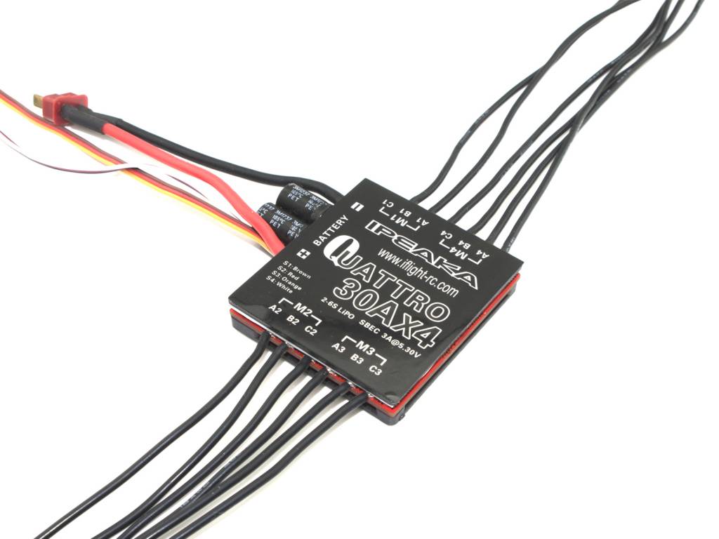 iPeaka 30A 4 in 1 Quattro ESC/ 2-6S