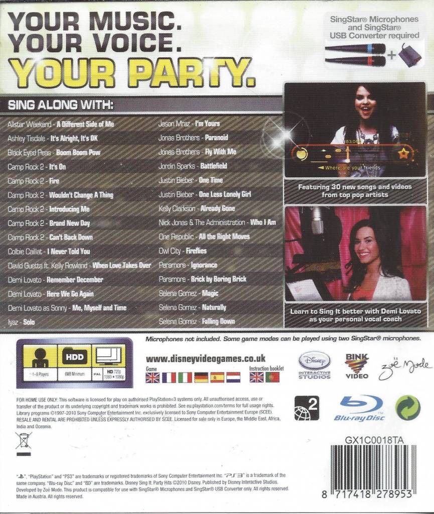 Disney Sing It: Party Hits - Alchetron, The Free Social Encyclopedia