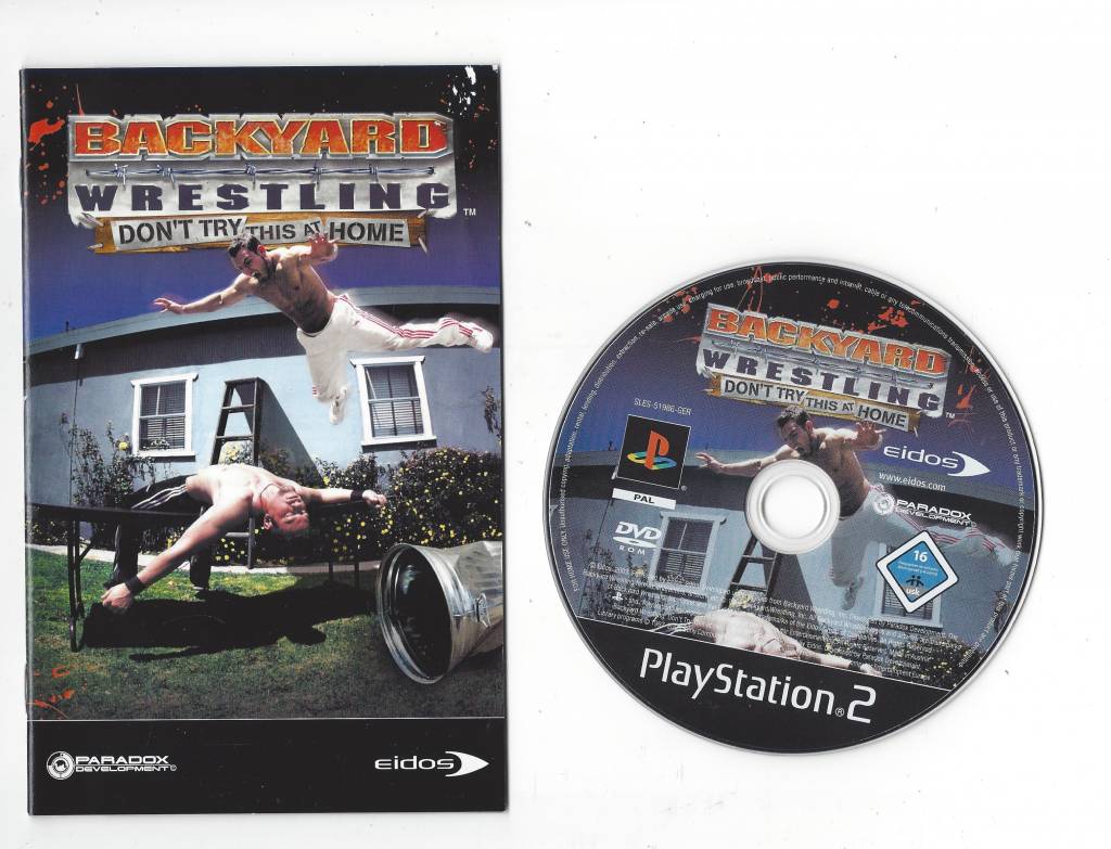 Backyard Wrestling Dont Try This At Home For Playstation 2 PS2