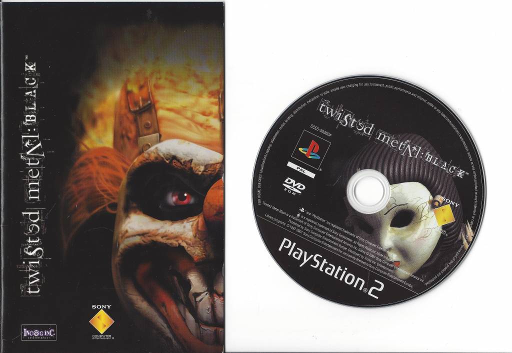 PS2 Twisted Metal Black RUS/ENGNTSC