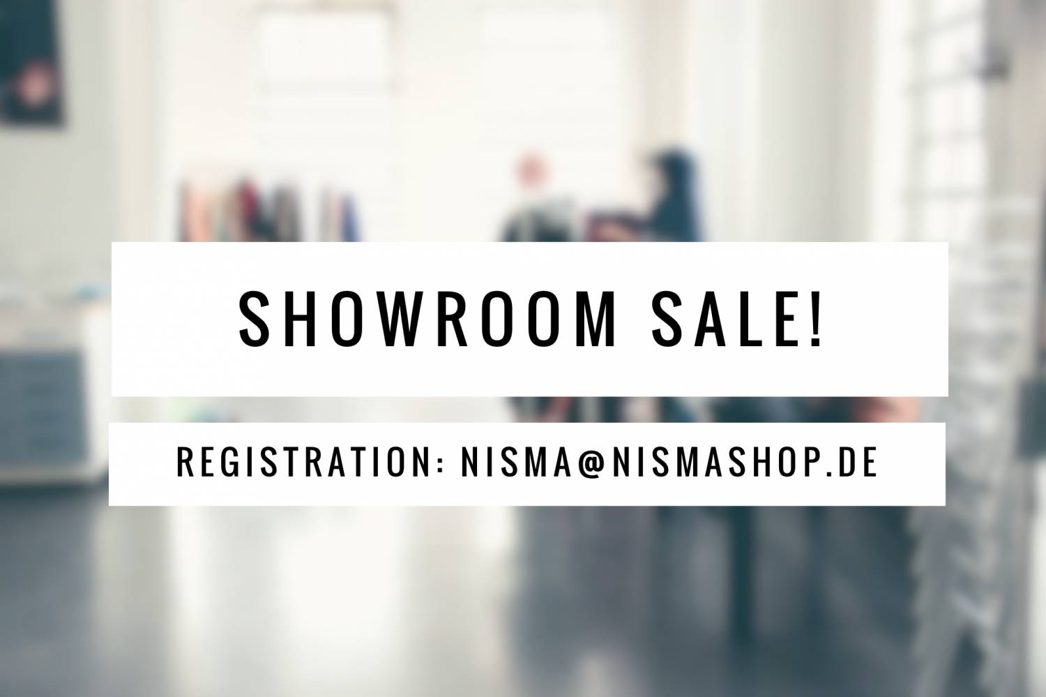 We want to open our showroom for you. Read more...