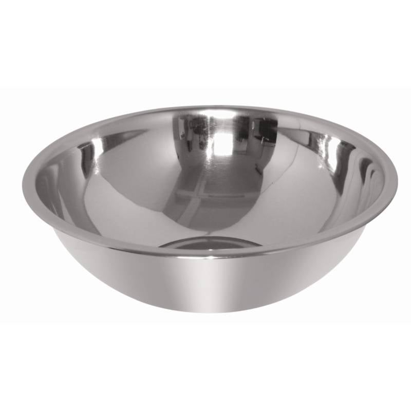 XXLselect Stainless steel mixing bowl with flat bottom 1 Liter 20cm dia