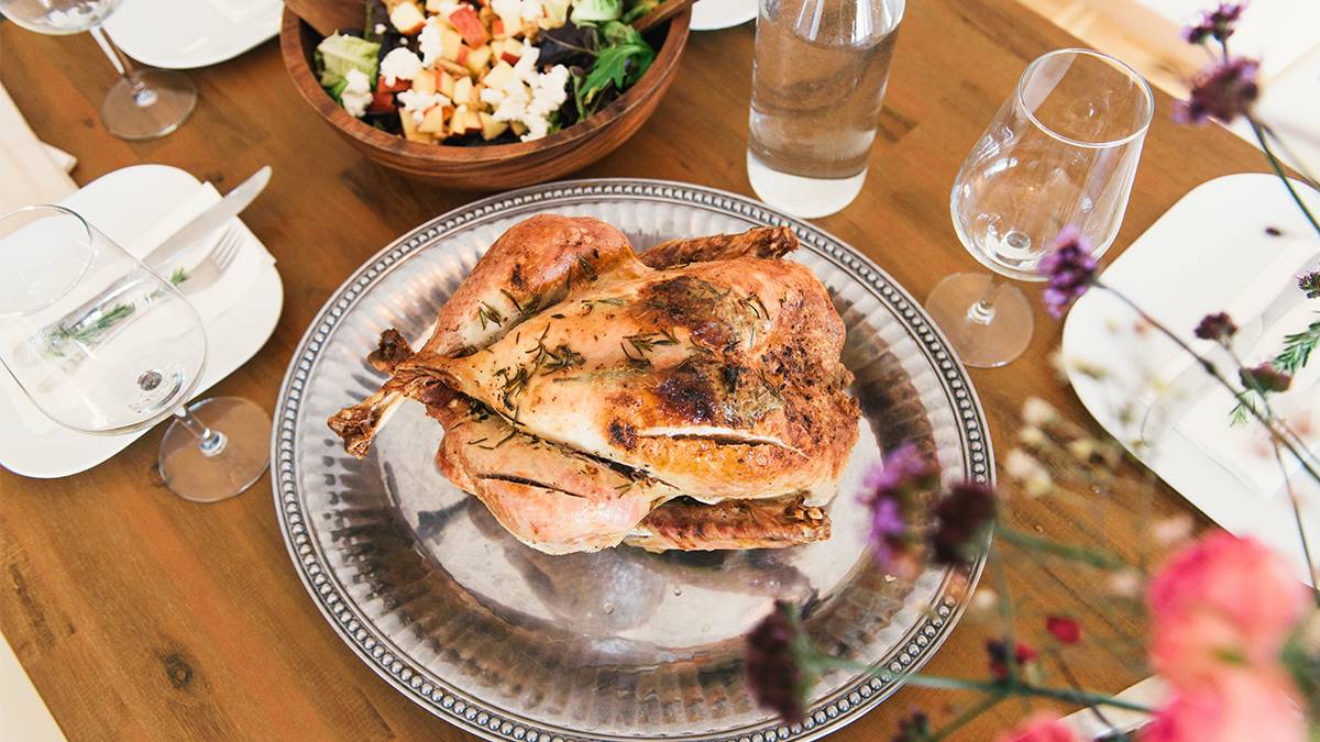 Brathähnchen gefüllt!