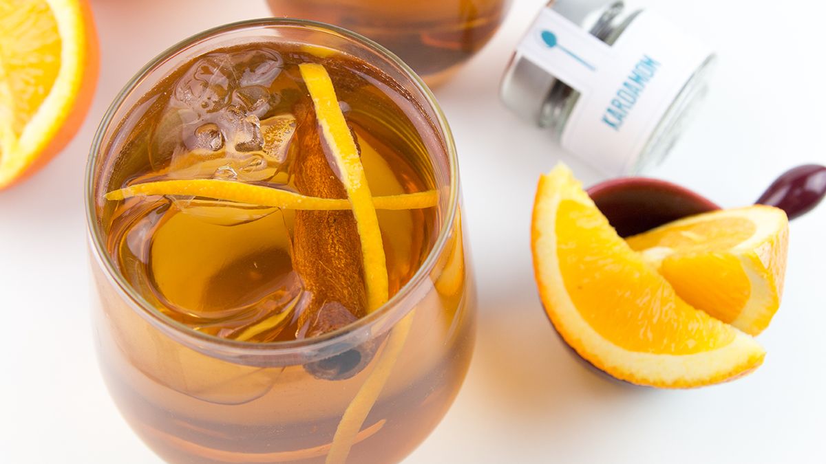 Kardamom Orangen Silvester Drink
