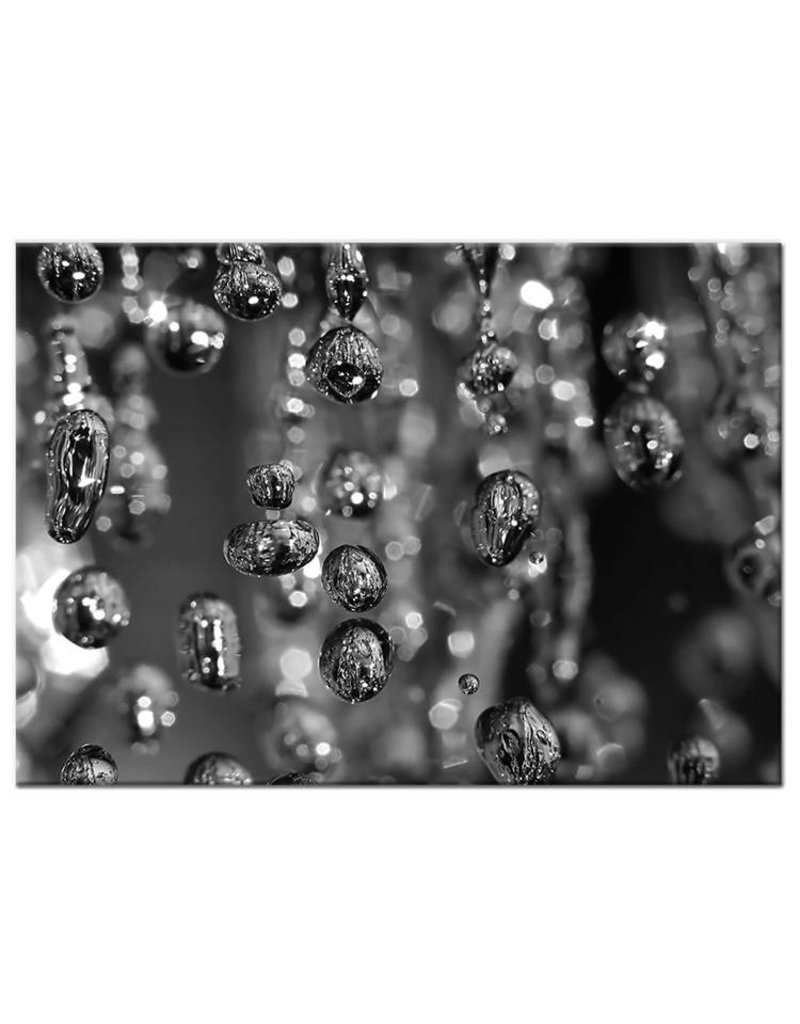 Foto schilderij zwart wit regen my little gallery